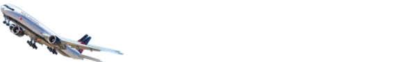 Aviation company logo and slogan